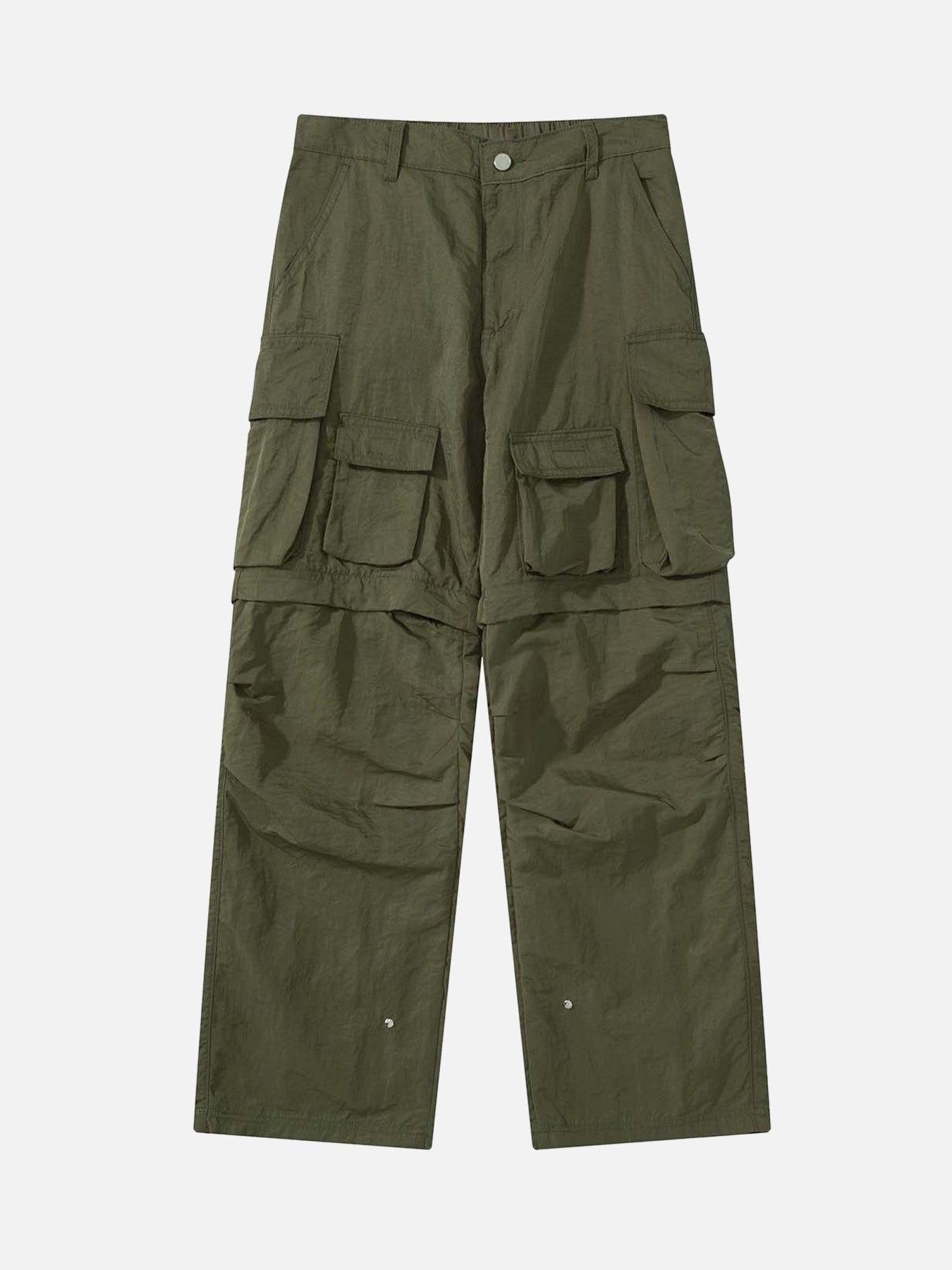 1984 Detachable Multi-pocket Work Pants SP230410IVYM