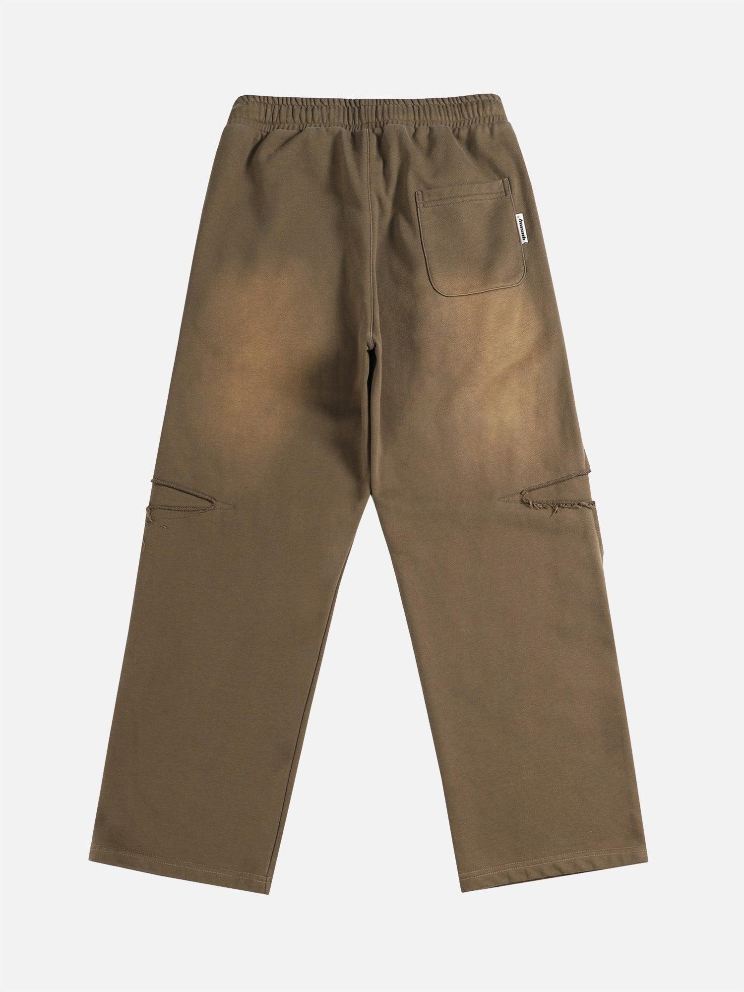 1984 American Street Fashion Spray Paint Washed Casual Sweatpants - 1984brand