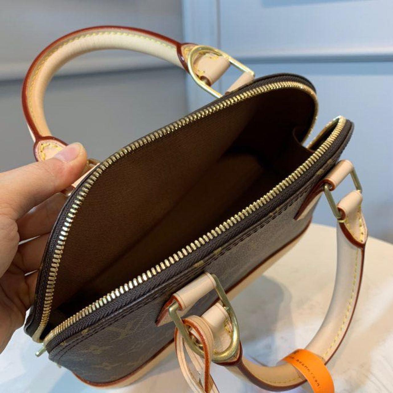 LV Alma Monogram Canvas Beige For Women, Shoulder And Crossbody Bags