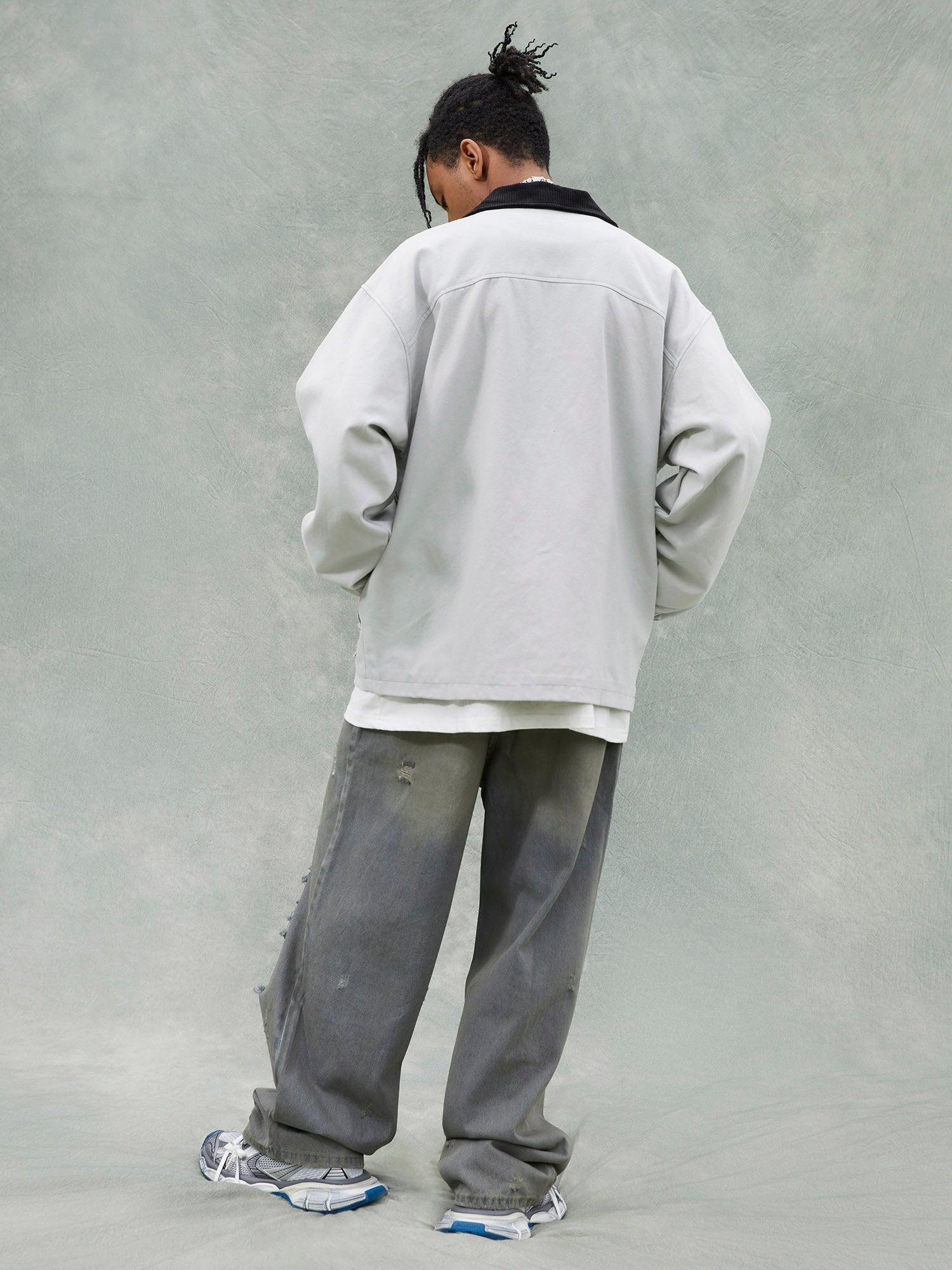 1984 American Trendy Brand Thorn Rose Retro Baseball Jacket - 1984brand