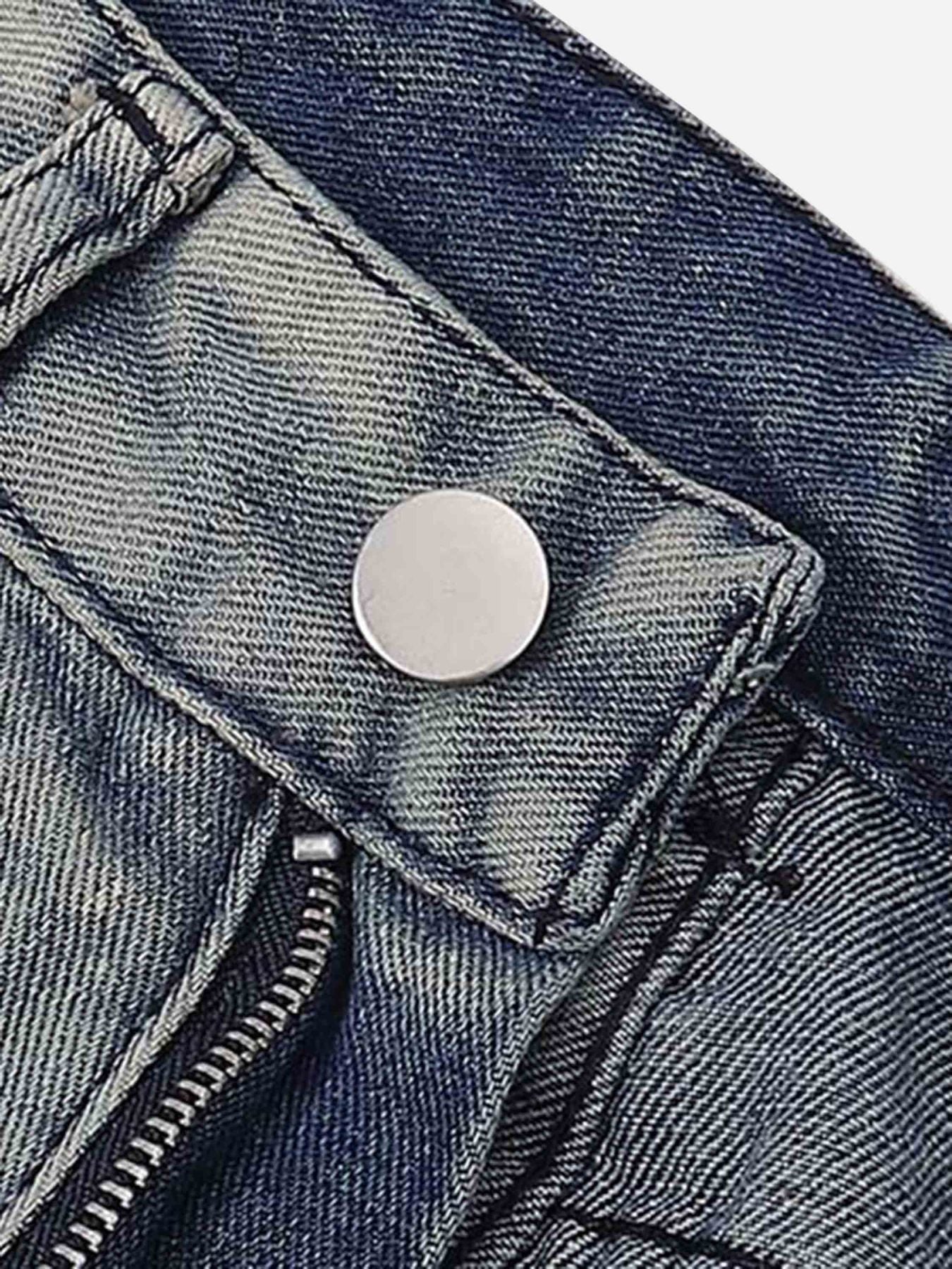 1984 Vintage Ink Splash Washed And Distressed Jeans SP2309181D2P