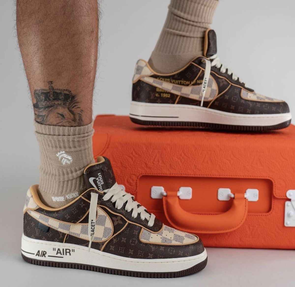 Custom LV Air Force 1 Low 07
