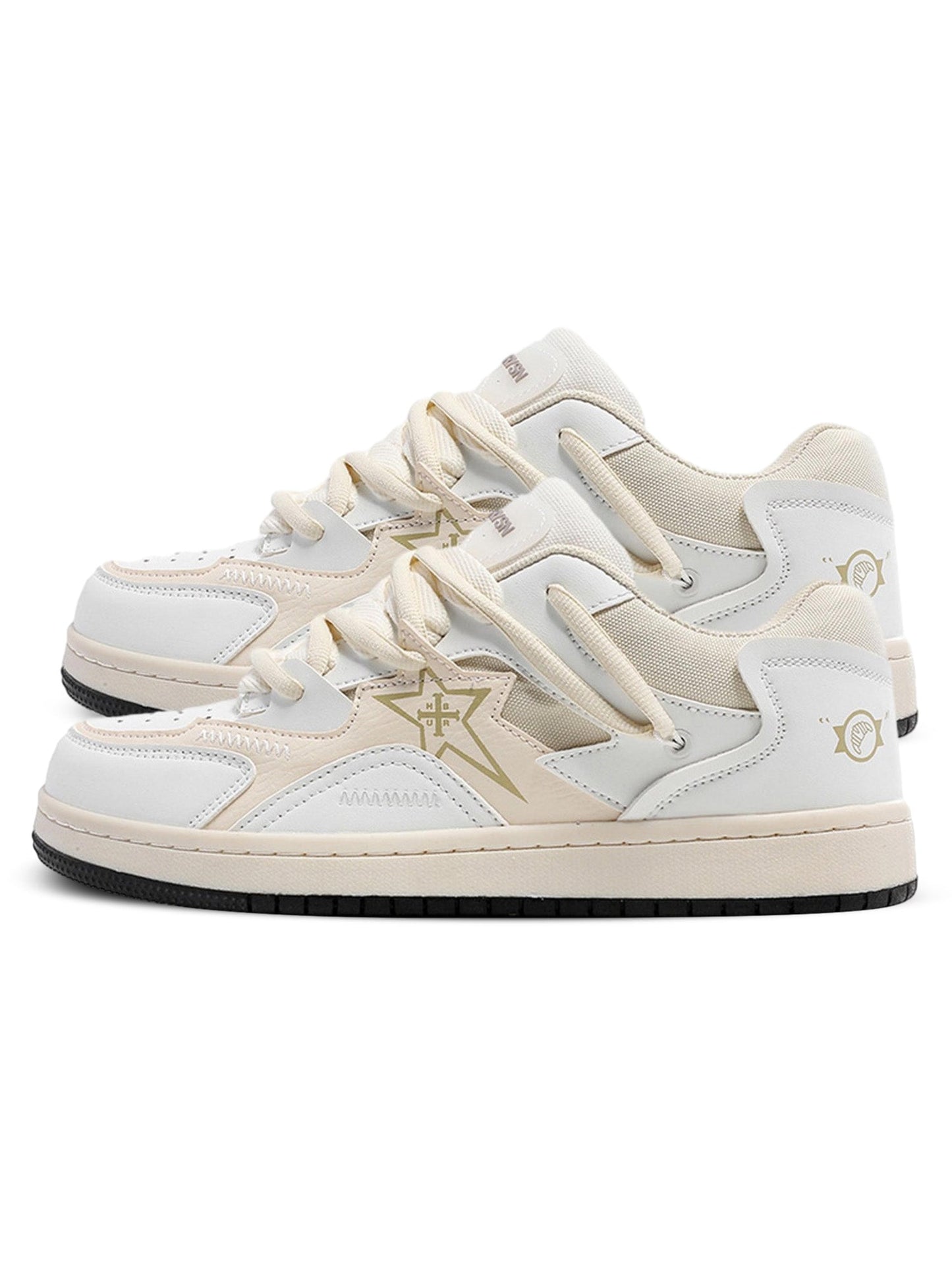 Sneakerhill Comfortable Casual Pentagram Couple Shoes - 1708