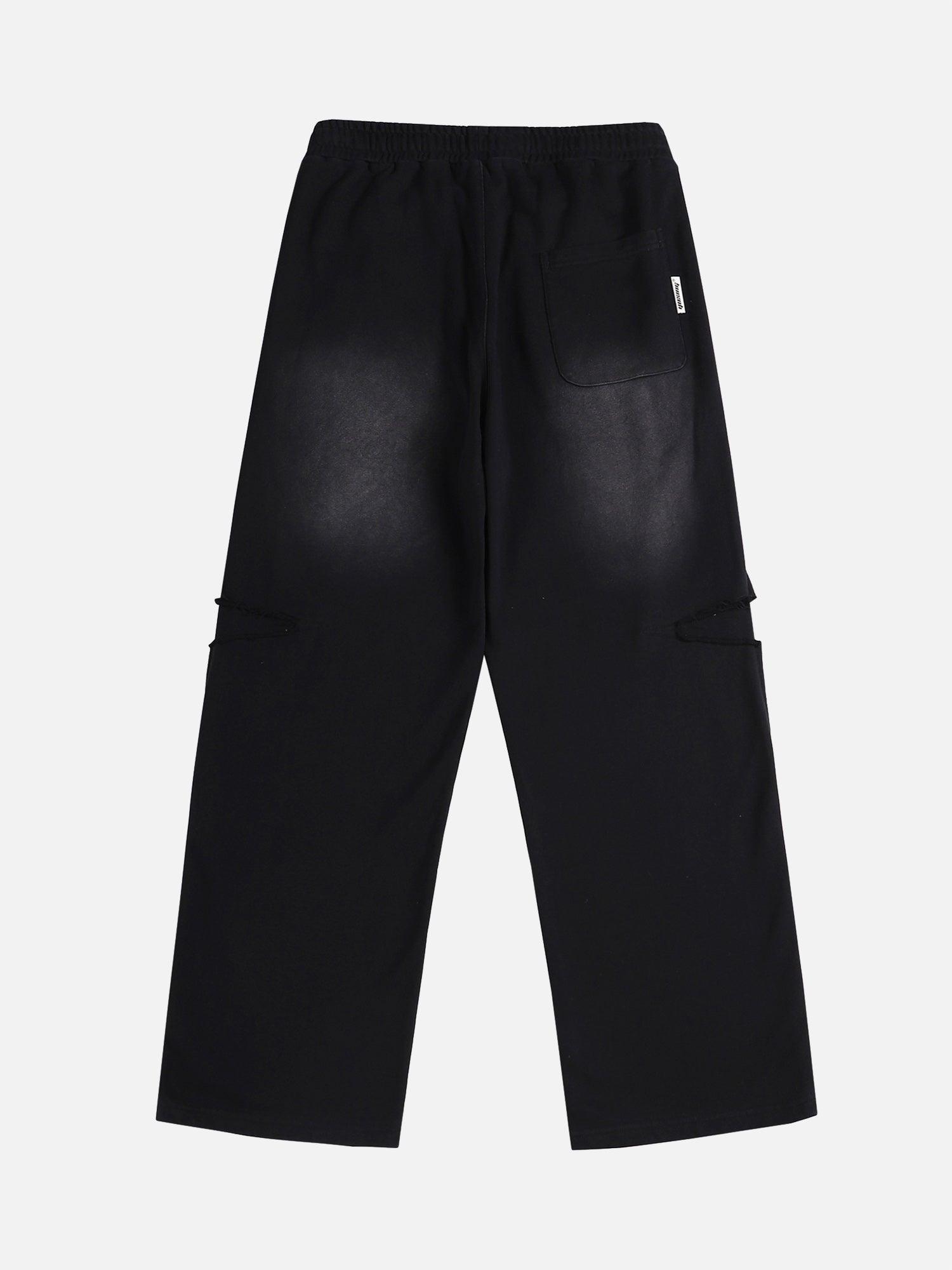 1984 American Street Fashion Spray Paint Washed Casual Sweatpants - 1984brand