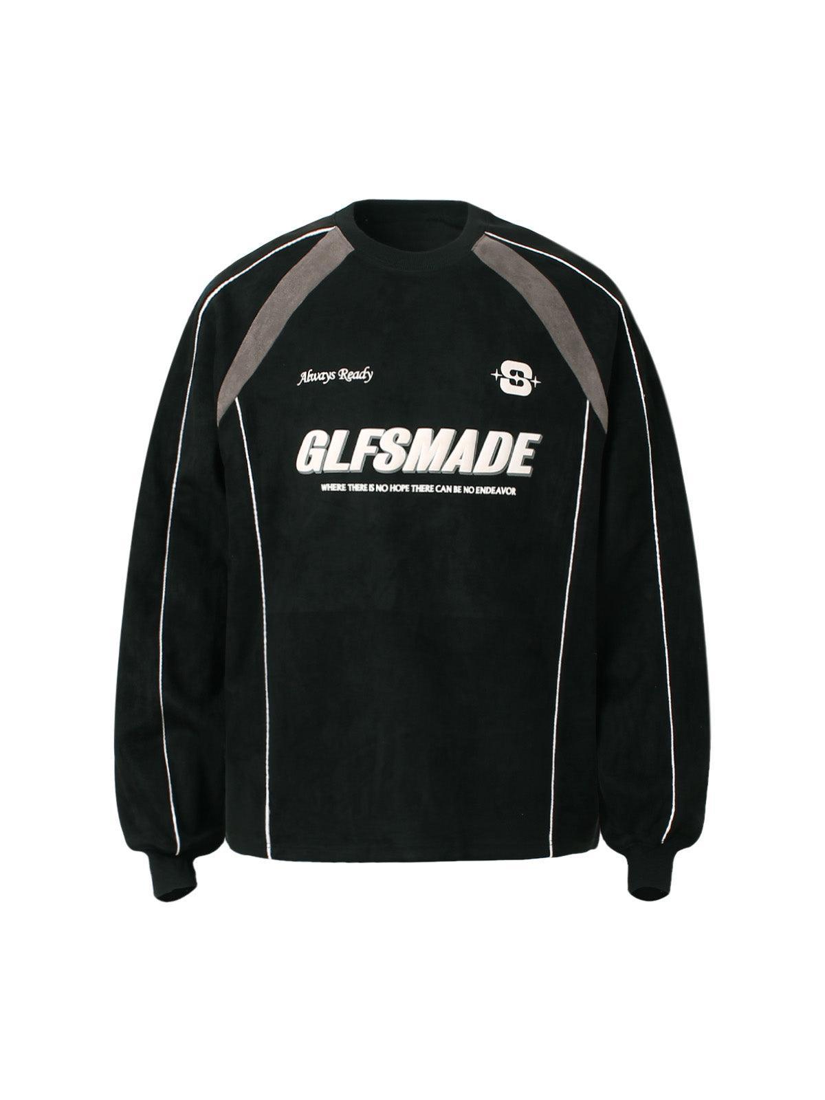 1984 Contrast Color Stitching Long-sleeved T-shirt SP241017DS3T