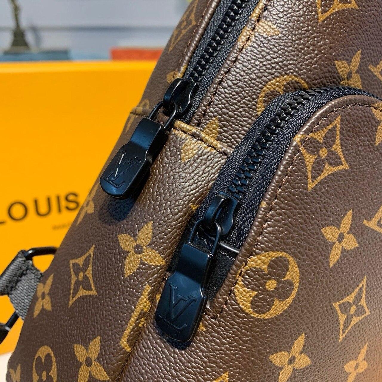 LV Avenue Sling Bag Monogram Canvas For Men, Bag, Crossbody Bags 12.2in/31cm LV