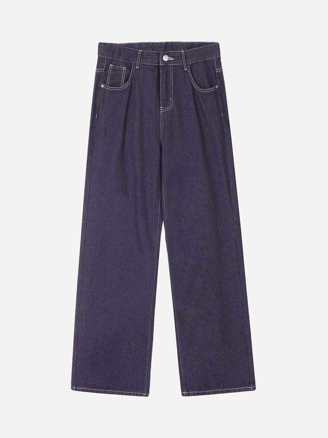 1984 Americana Star Letter Print Jeans - 1984brand