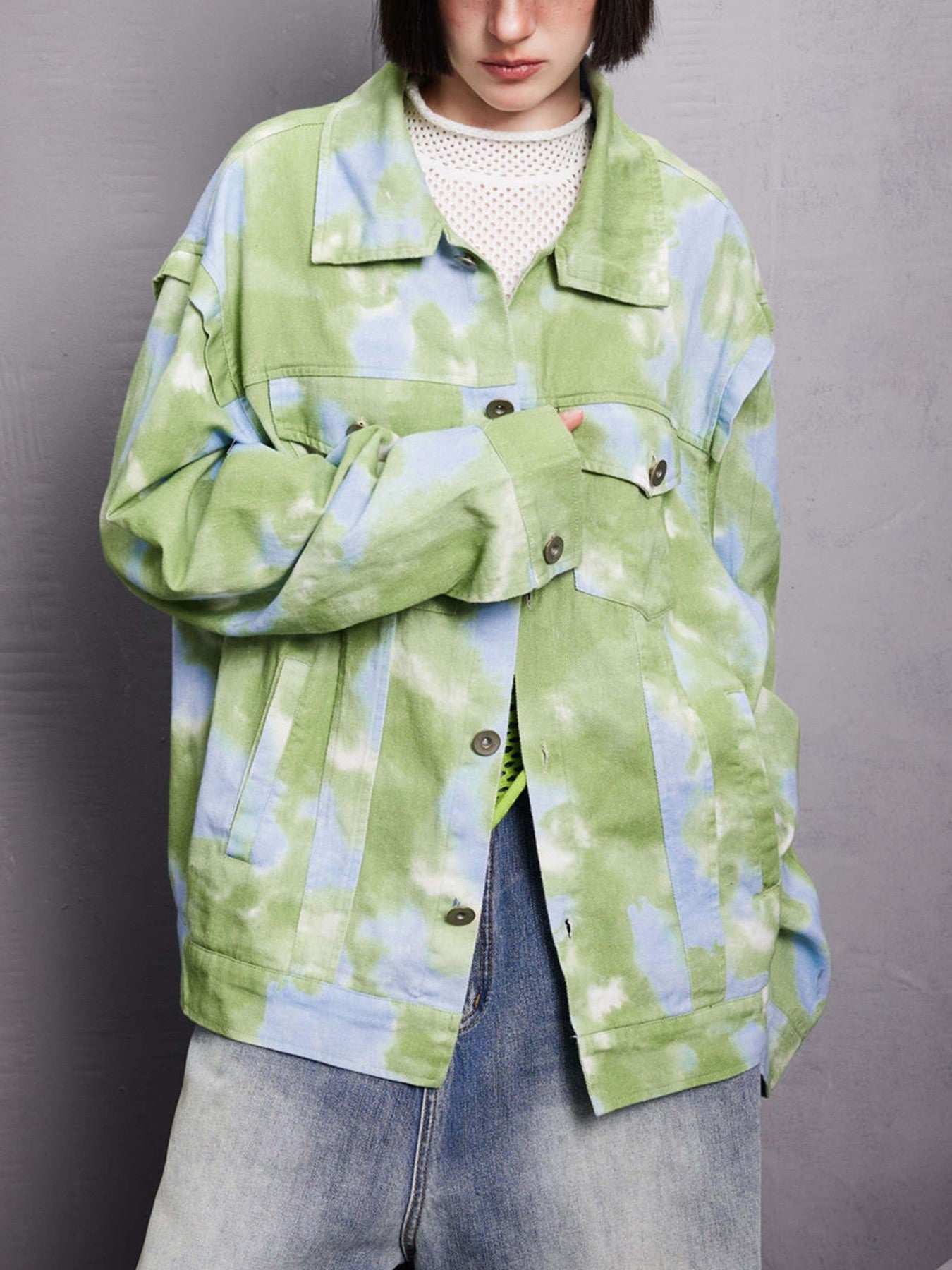 1984 Vintage Tie-dye Denim Jacket SP2307078NI3
