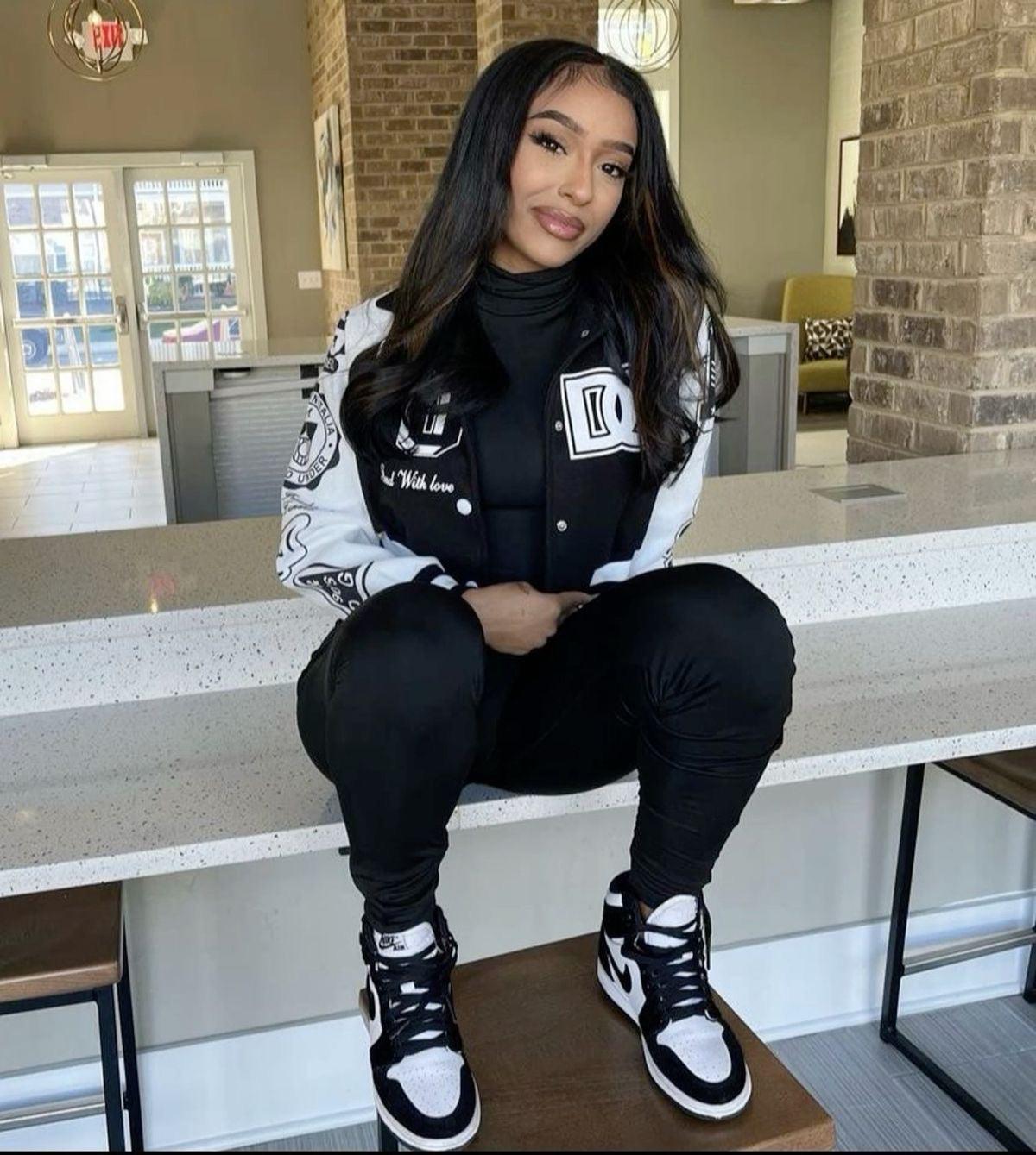 Custom Air Jordan 1 Black Retro High Q Sneakerhypes