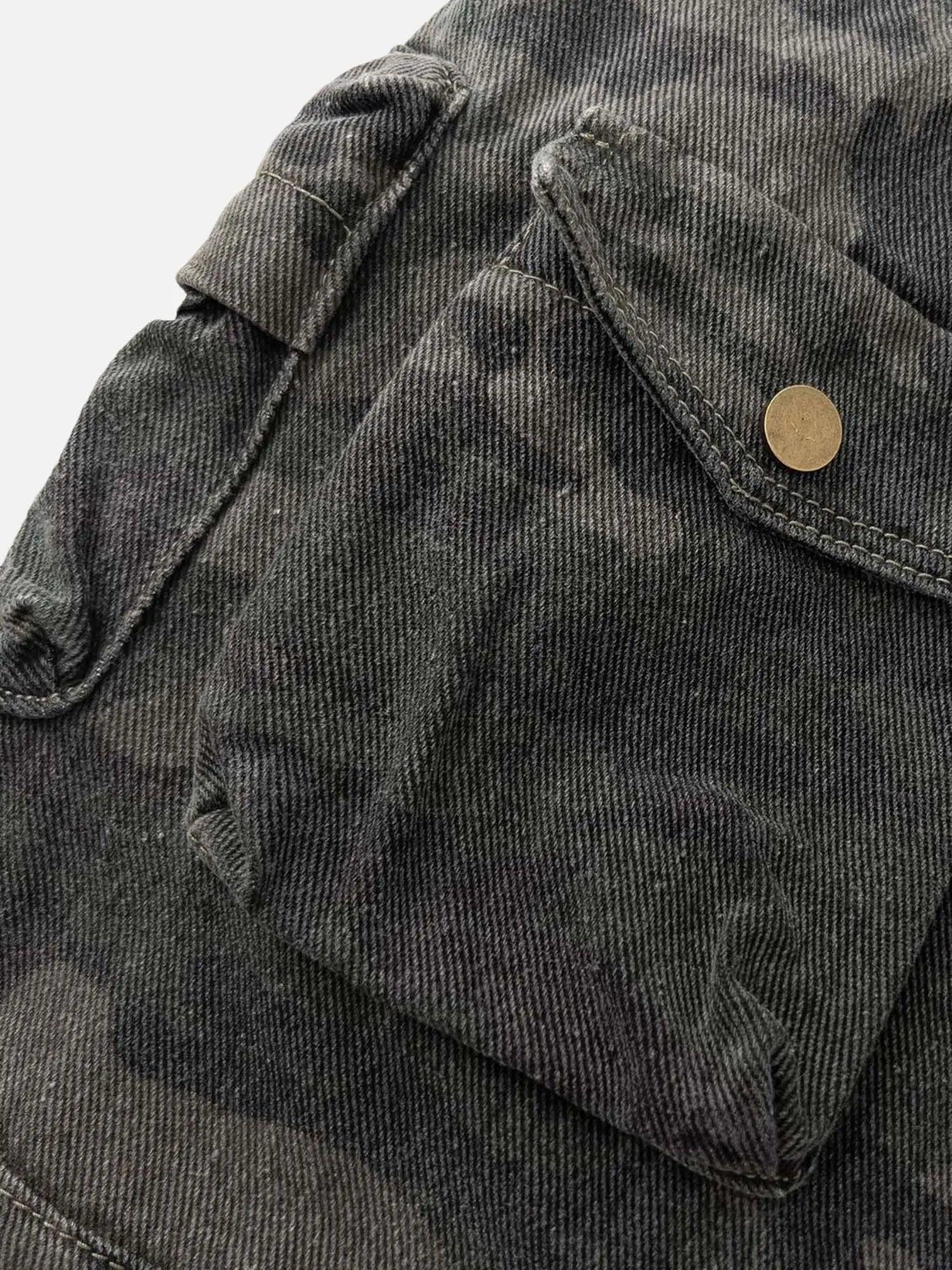 American Street Fashion Heavy Duty Camouflage Work Jeans SP240322CRUD