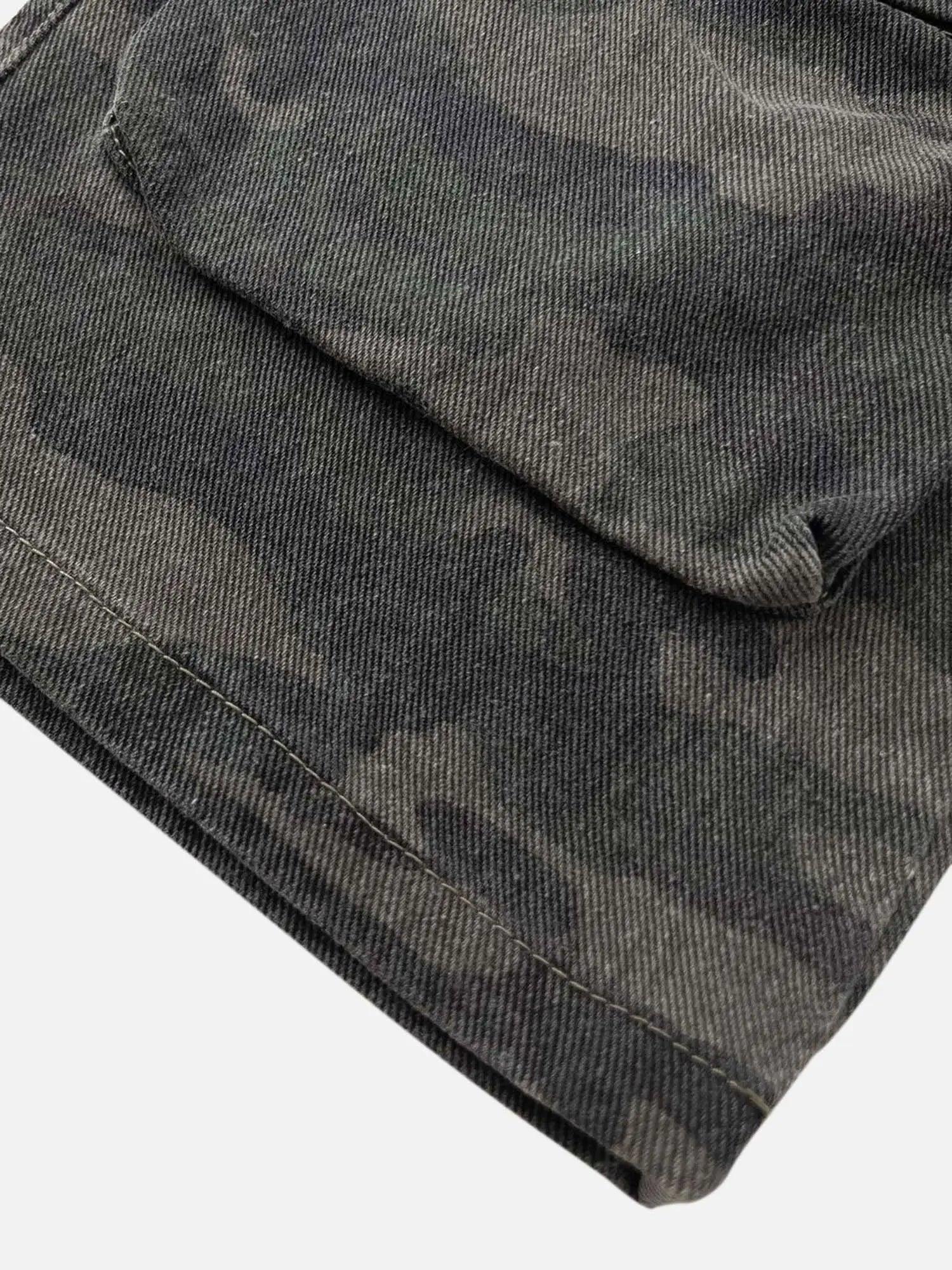 American Street Fashion Heavy Duty Camouflage Work Jeans SP240322CRUD