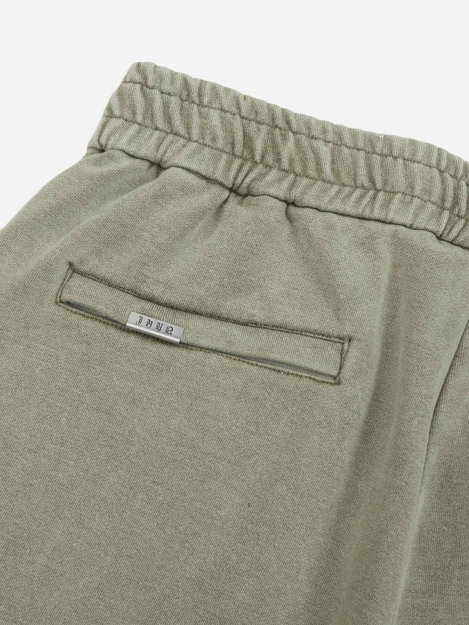 American Trendy Hip-hop Washed Patchwork Shorts SP2404121Y8S