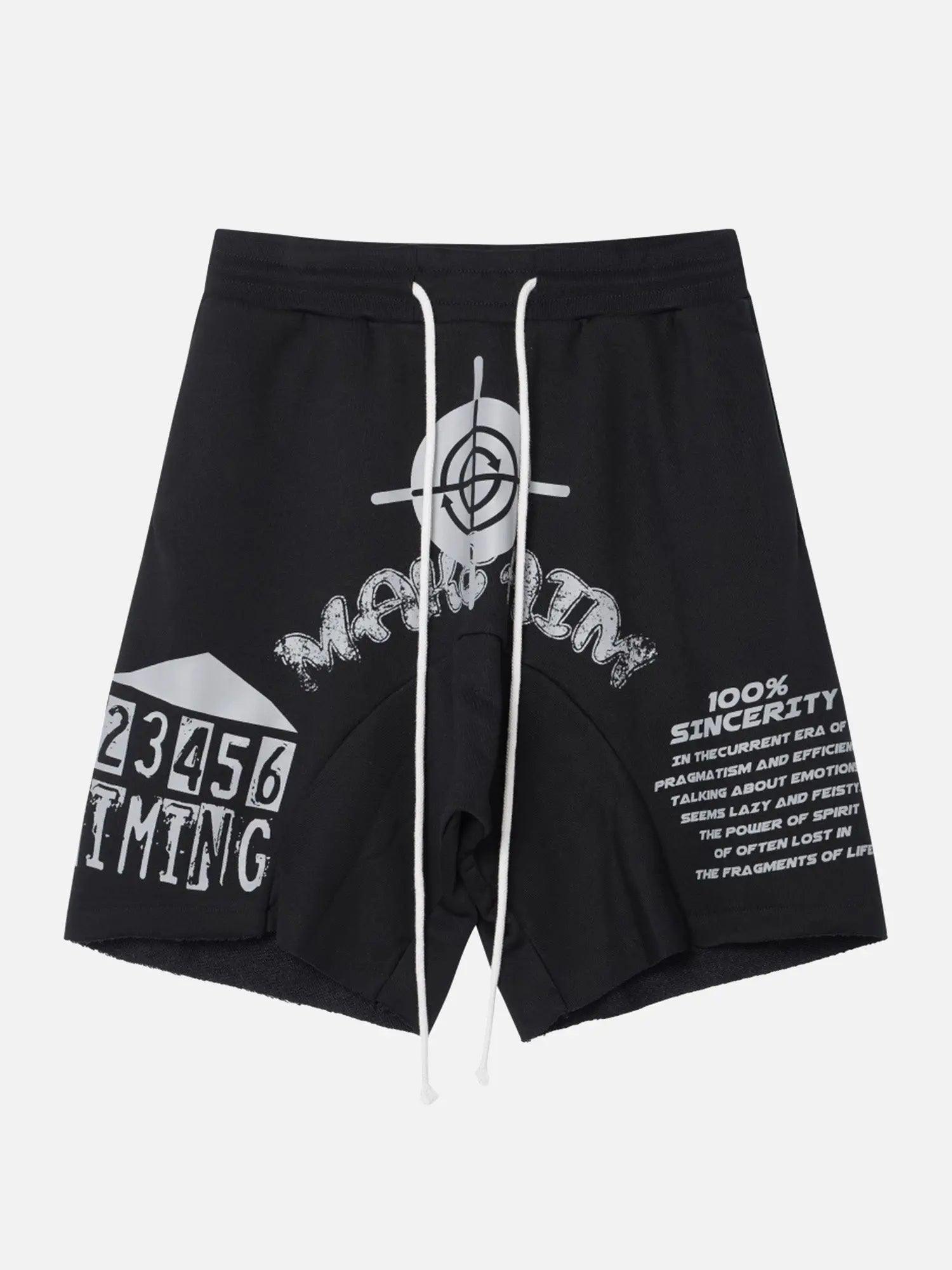 American Trendy Sports Casual Shorts SP240417GVHW