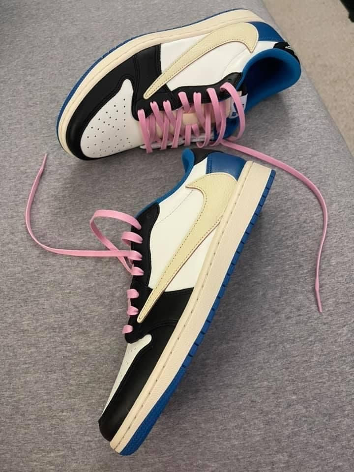 Custom Fragment x Travis Scott x Air Jordan 1 Low DM7866 140
