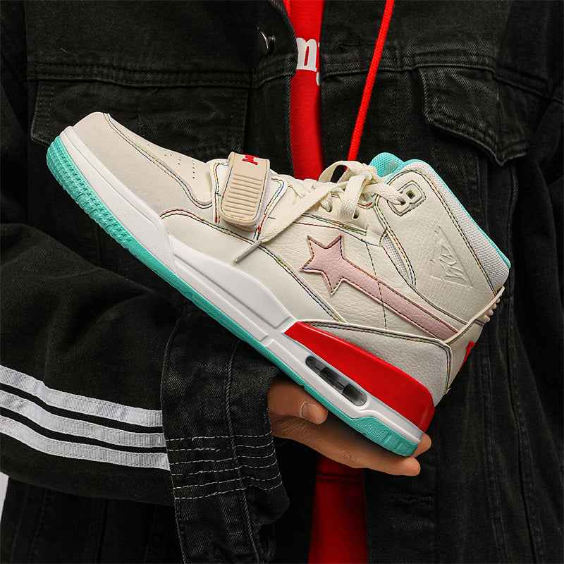 Classic Shoes - White Stars Sneakers