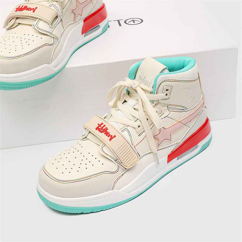 Classic Shoes - White Stars Sneakers