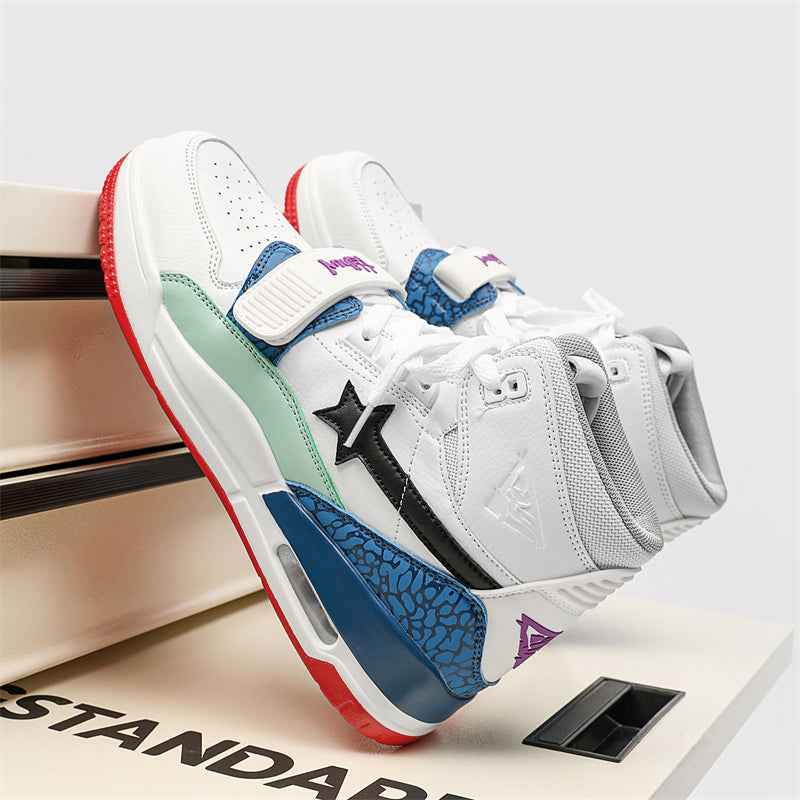 Classic Shoes - White Stars Sneakers