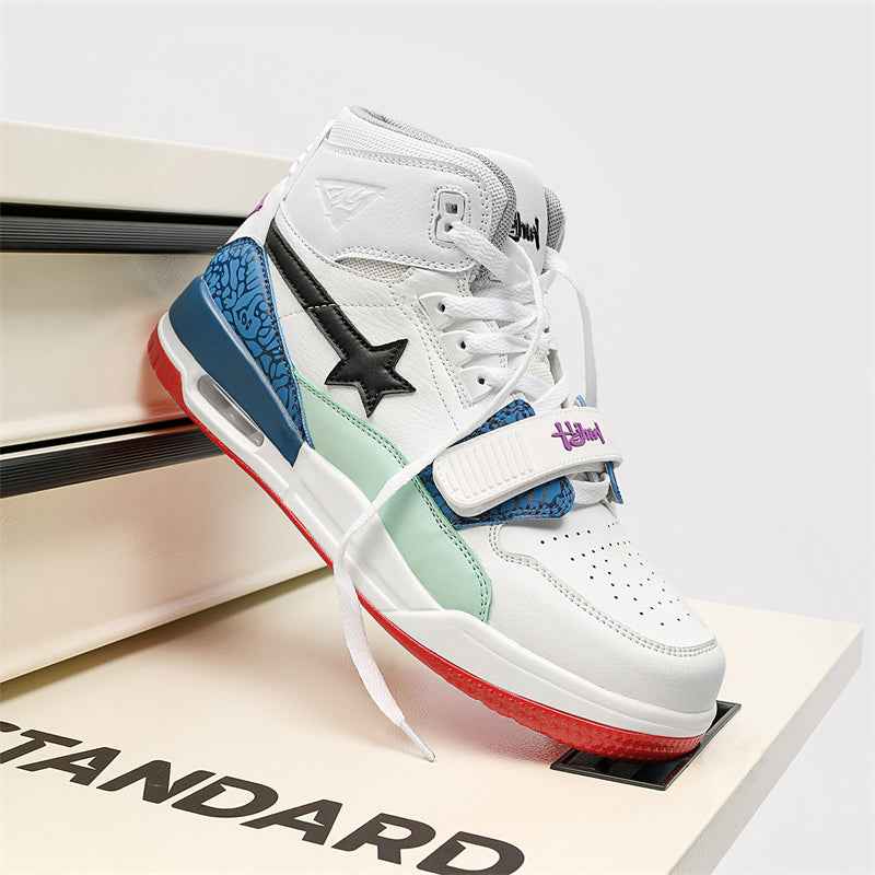 Classic Shoes - White Stars Sneakers