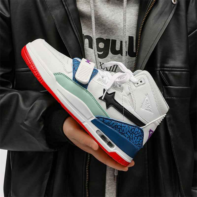 Classic Shoes - White Stars Sneakers