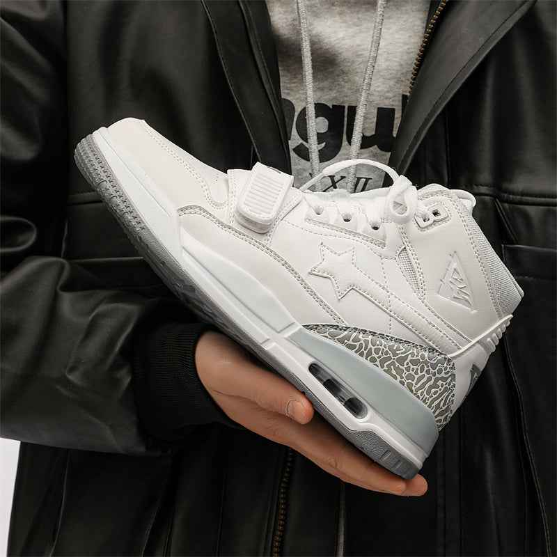 Classic Shoes - White Stars Sneakers