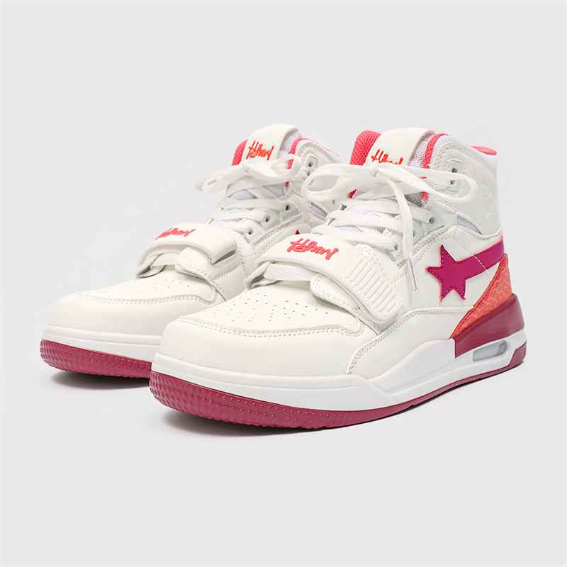 Classic Shoes - White Stars Sneakers