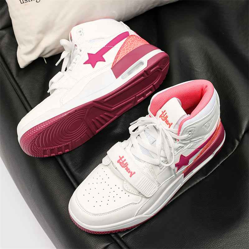 Classic Shoes - White Stars Sneakers