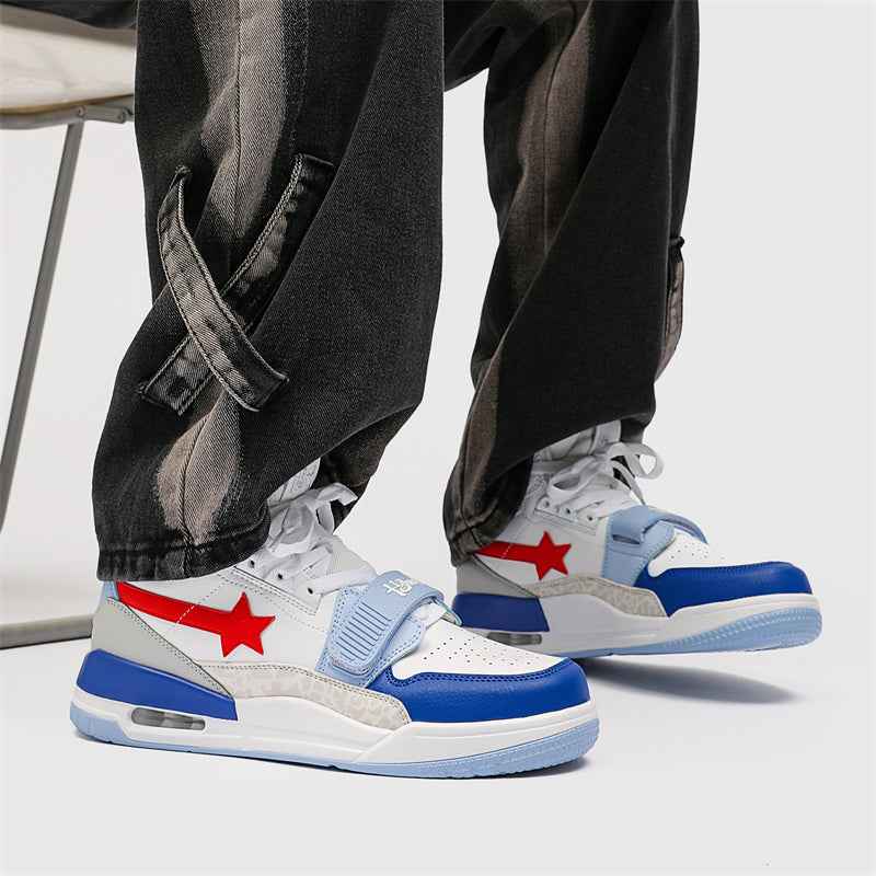Classic Shoes - White Stars Sneakers