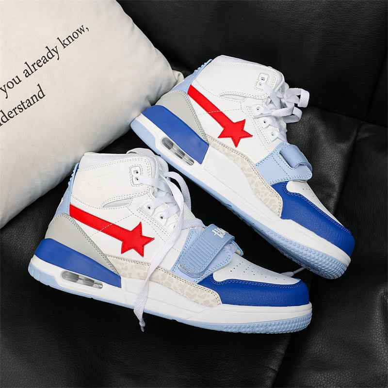 Classic Shoes - White Stars Sneakers