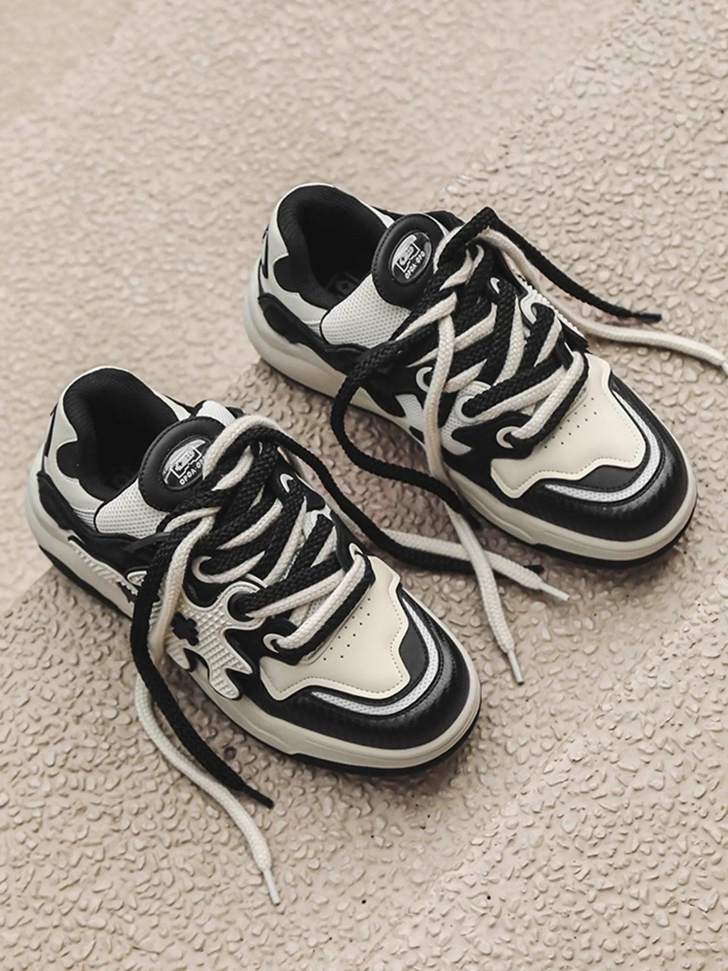 Couple Detachable Puzzle Retro Sports Sneakers SP2403304AP9