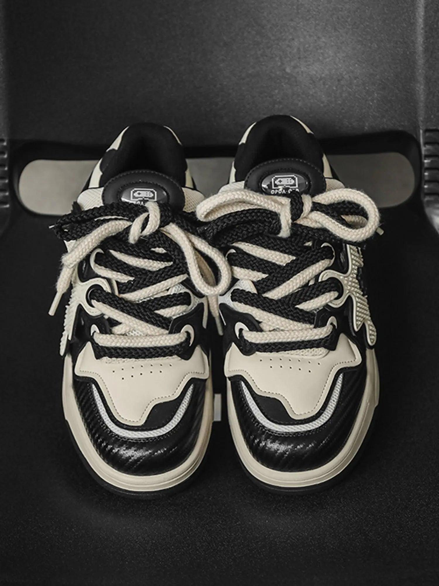 Couple Detachable Puzzle Retro Sports Sneakers SP2403304AP9