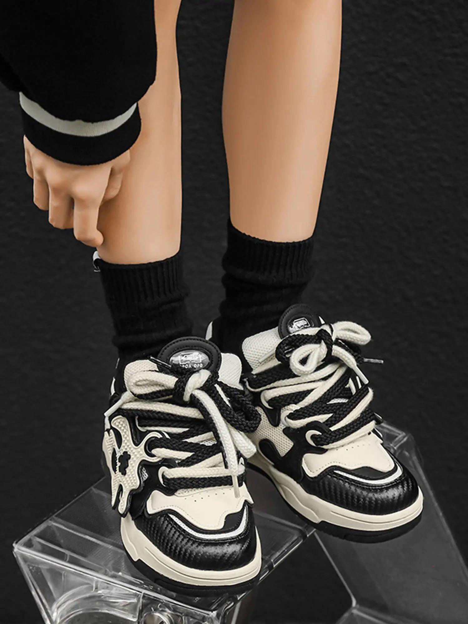 Couple Detachable Puzzle Retro Sports Sneakers SP2403304AP9