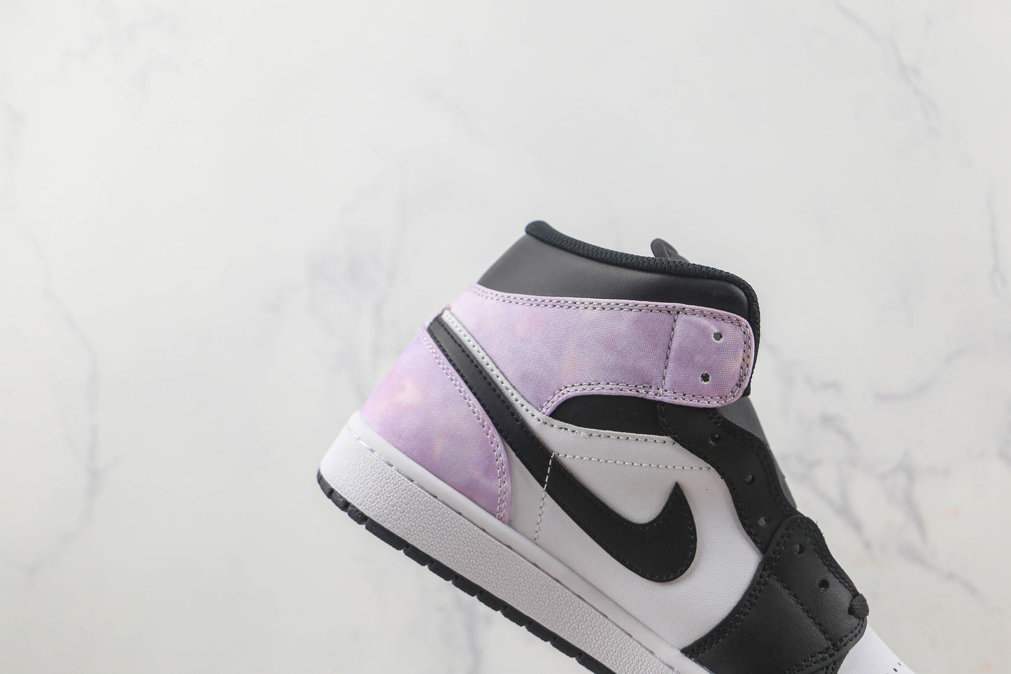 Custom Air Jordan 1 Mid White Tan Navy AJ1