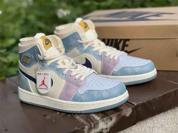 Custom Air Jordan 1 Zoom CMFT Celestine Blue DQ5091 041