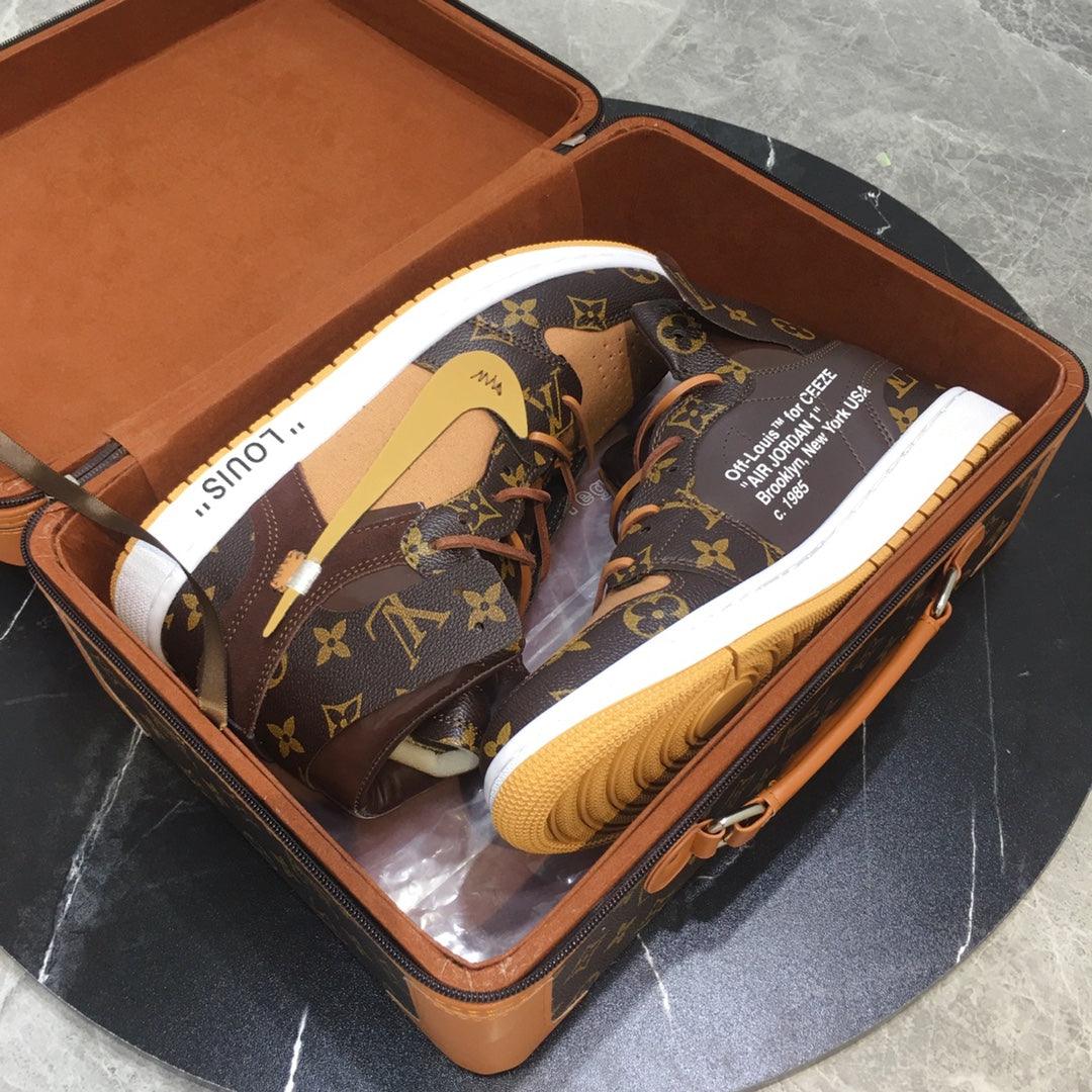 Custom Air Jordan 1 x Monogram Logo