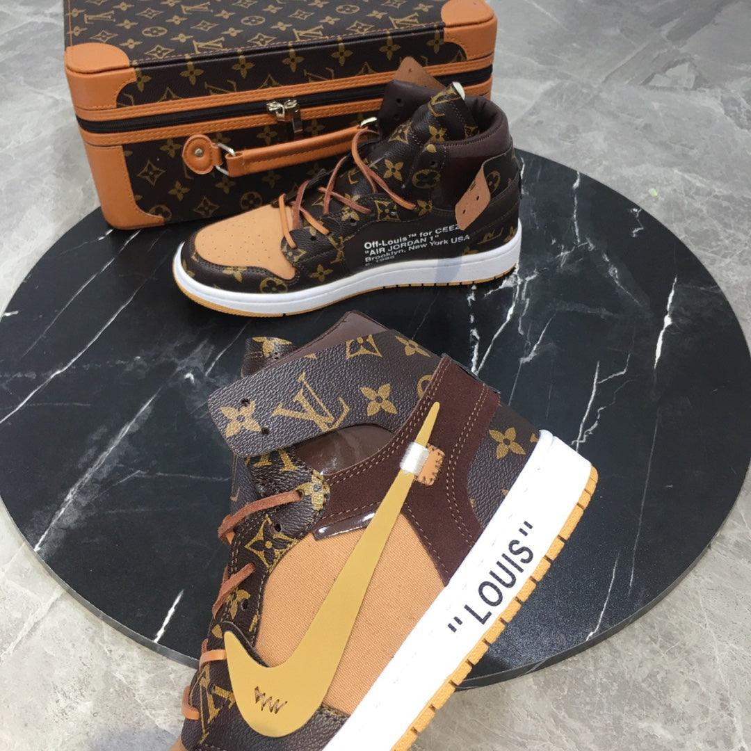 Custom Air Jordan 1 x Monogram Logo