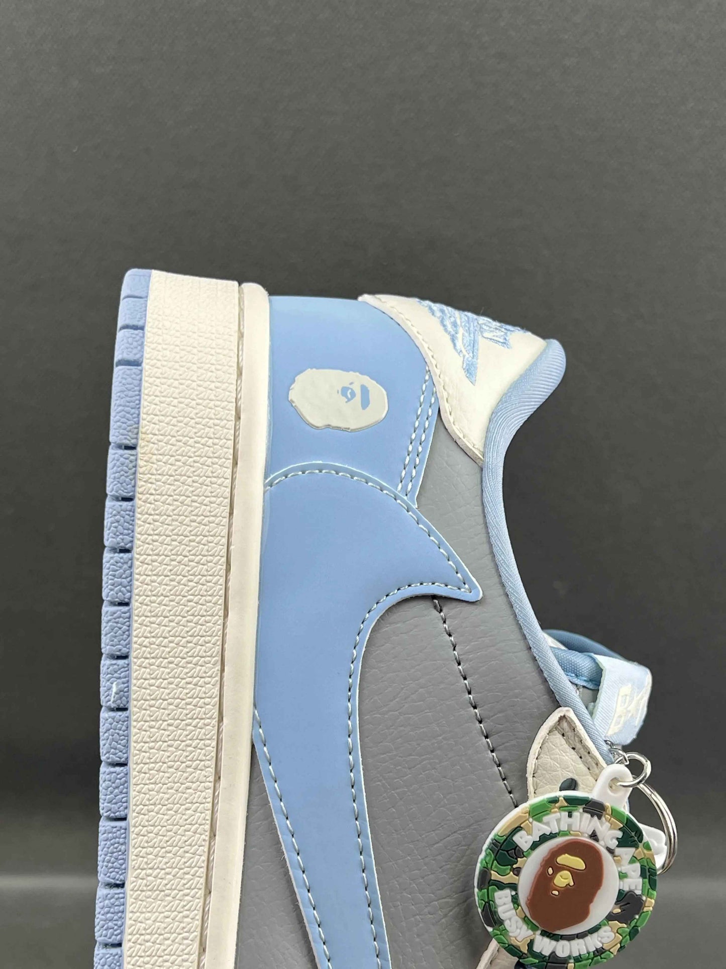 Custom Air Jordan 1 x Travis Scott x BAPE BB6588-104