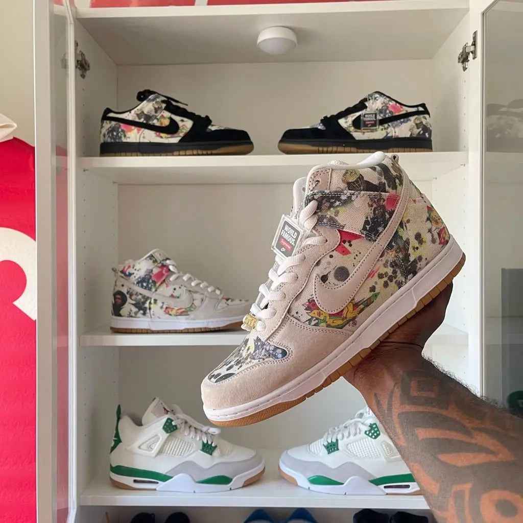 Custom Supreme x NK Dunk SB High Rammellzee