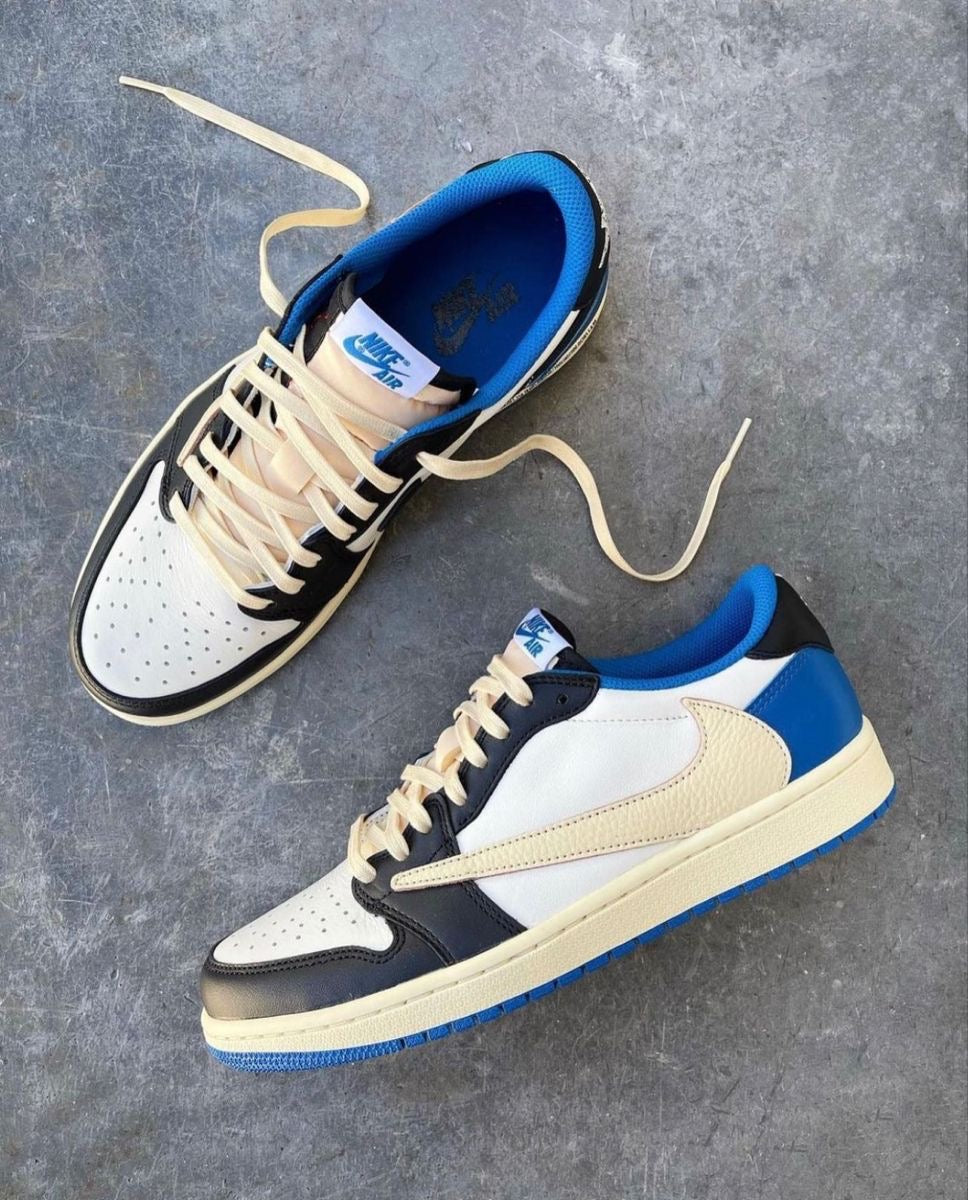 Custom Fragment x Travis Scott x Air Jordan 1 Low DM7866 140