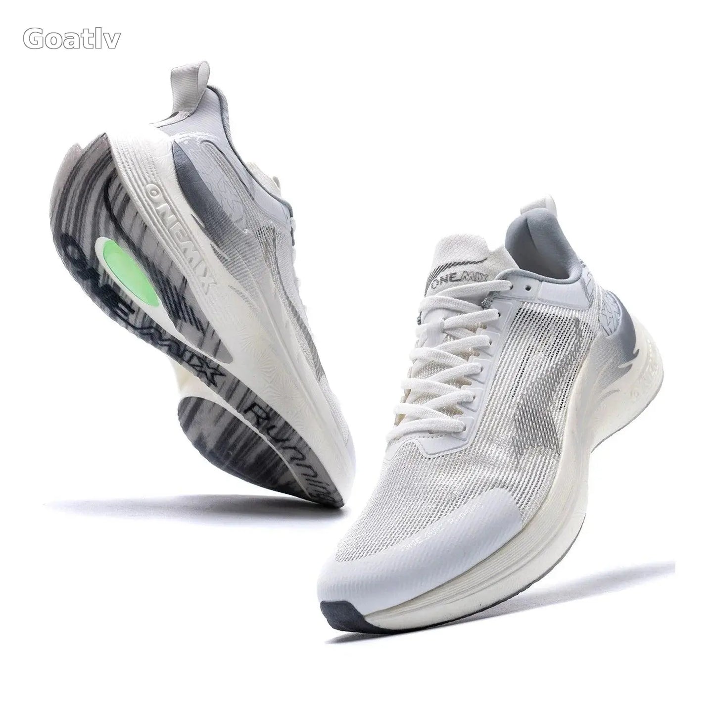 ONEMIX White Trail Running Shoes - 1984