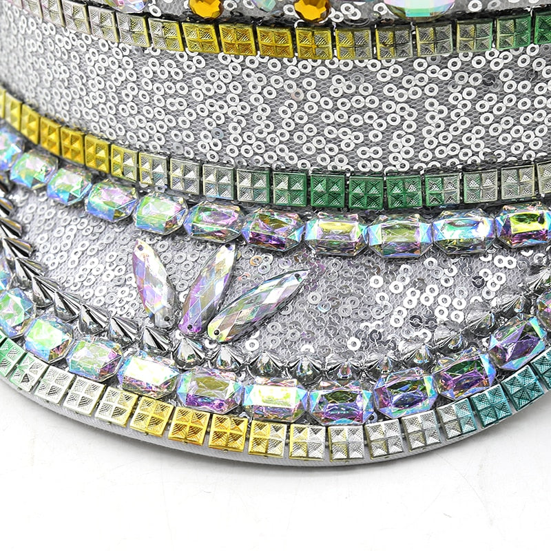 BESTINA Luxury Rhinestone Party Hat