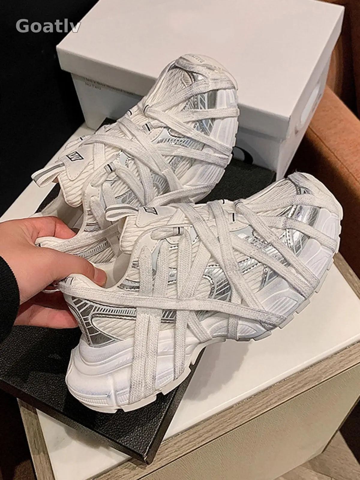 Sneakerhill High Street Lace-up Casual Sneakers - 1984