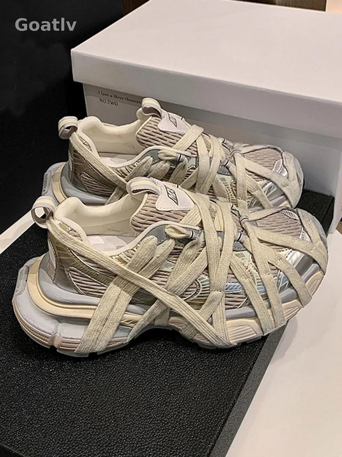 Sneakerhill High Street Lace-up Casual Sneakers - 1984