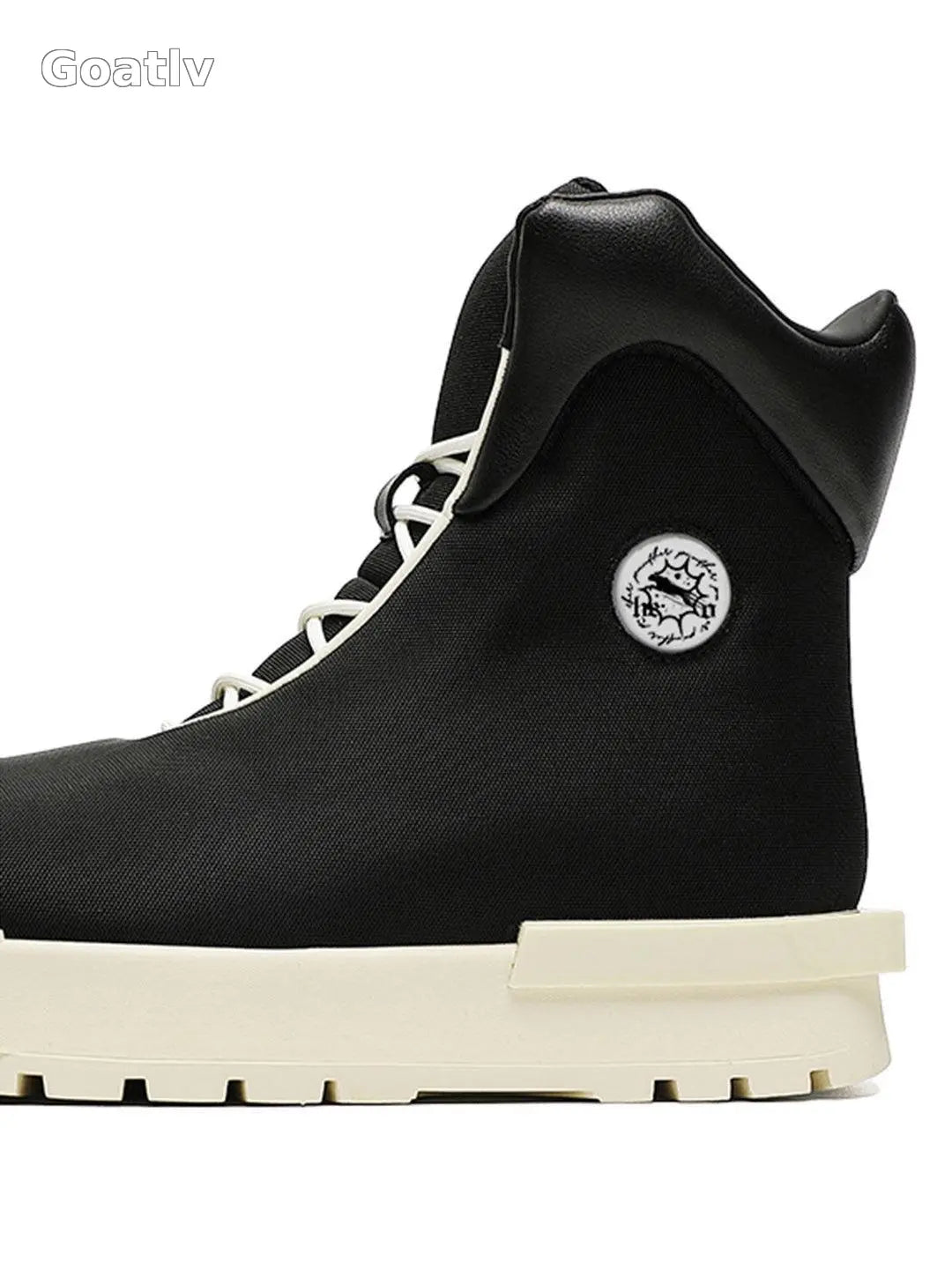 Sneakerhill High Top Canvas Platform Sneakers - 1984