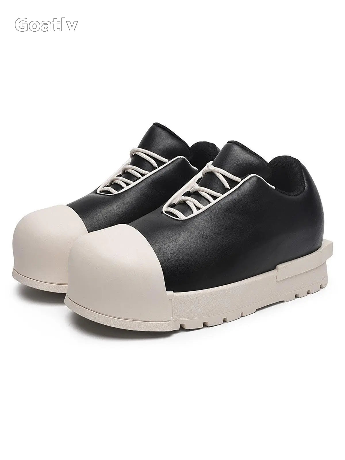 Sneakerhill Low Top Canvas Platform Sneakers - 1984