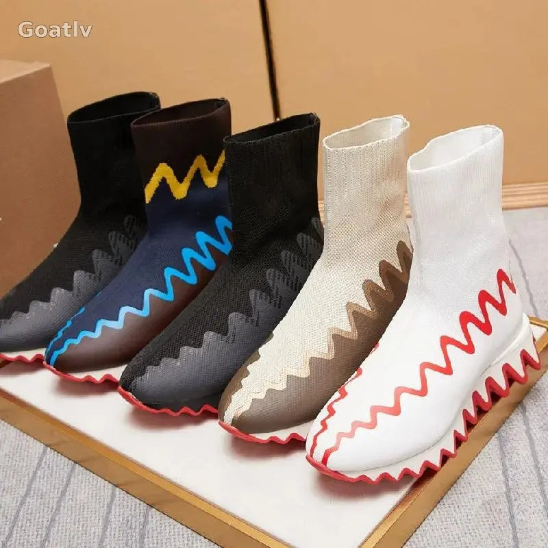 Sneakerhill Unique Style Women Sock Sneakers - 1984