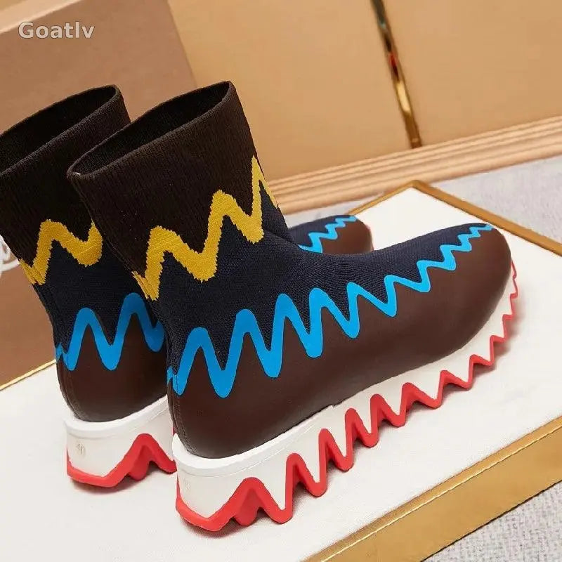 Sneakerhill Unique Style Women Sock Sneakers - 1984
