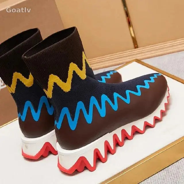 Sneakerhill Unique Style Women Sock Sneakers - 1984