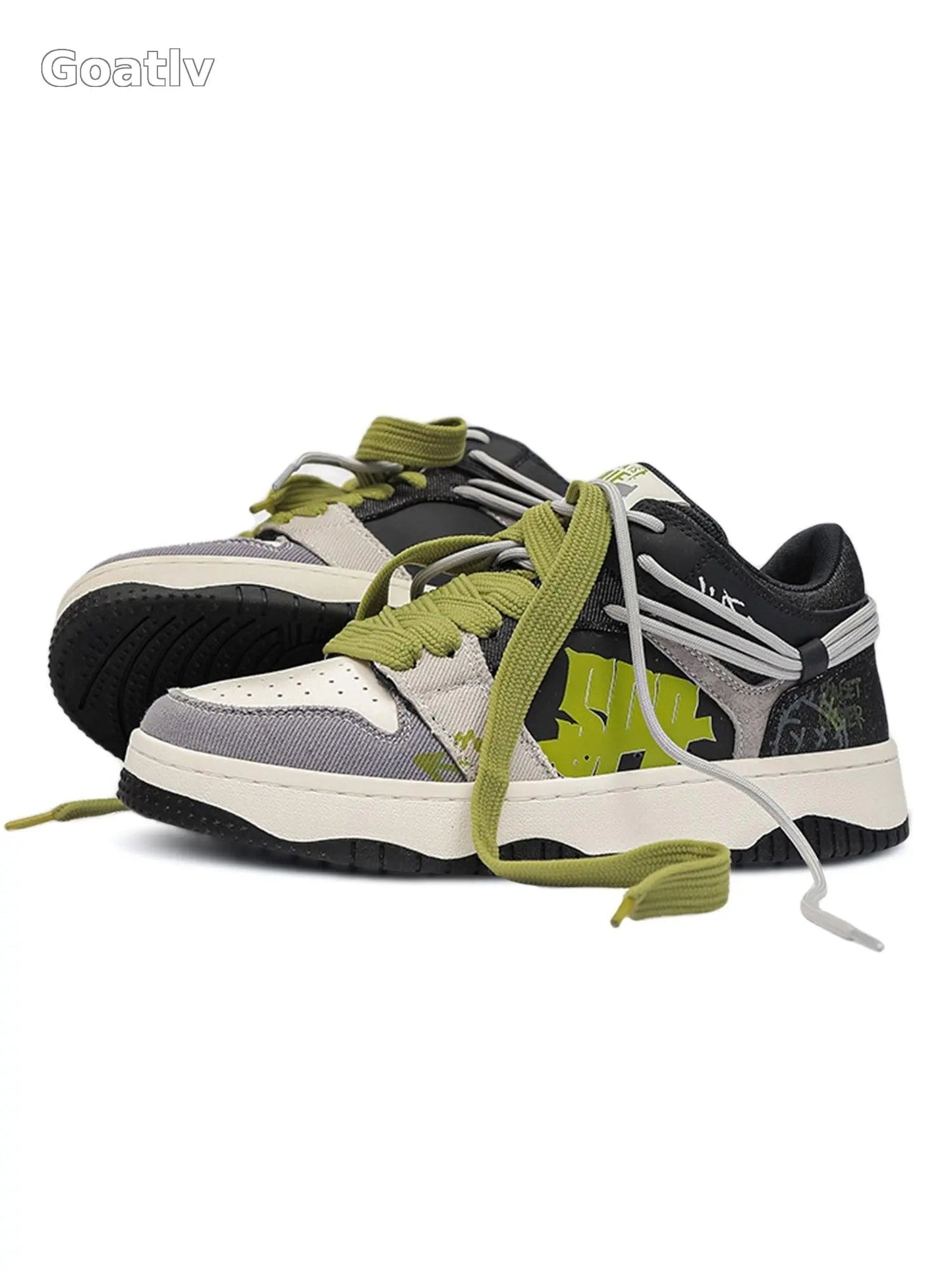 Sneakerhill Vintage Contrasting Color Sneakers - 1984