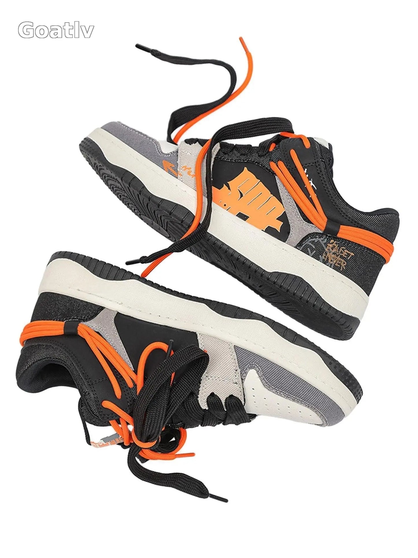 Sneakerhill Vintage Contrasting Color Sneakers - 1984