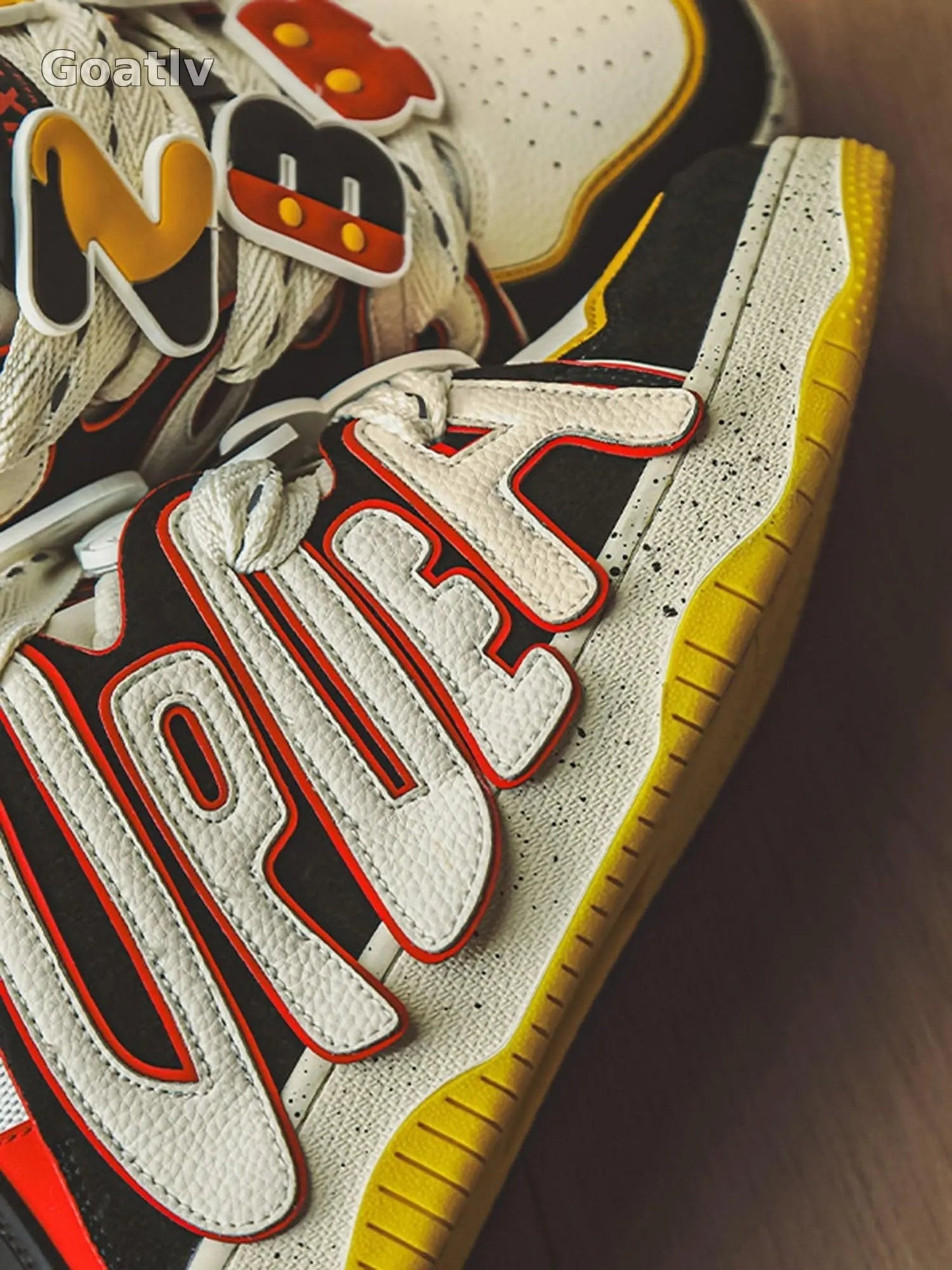 Sneakerhub Design Color Block Letter Shoes - 1865 - 1984